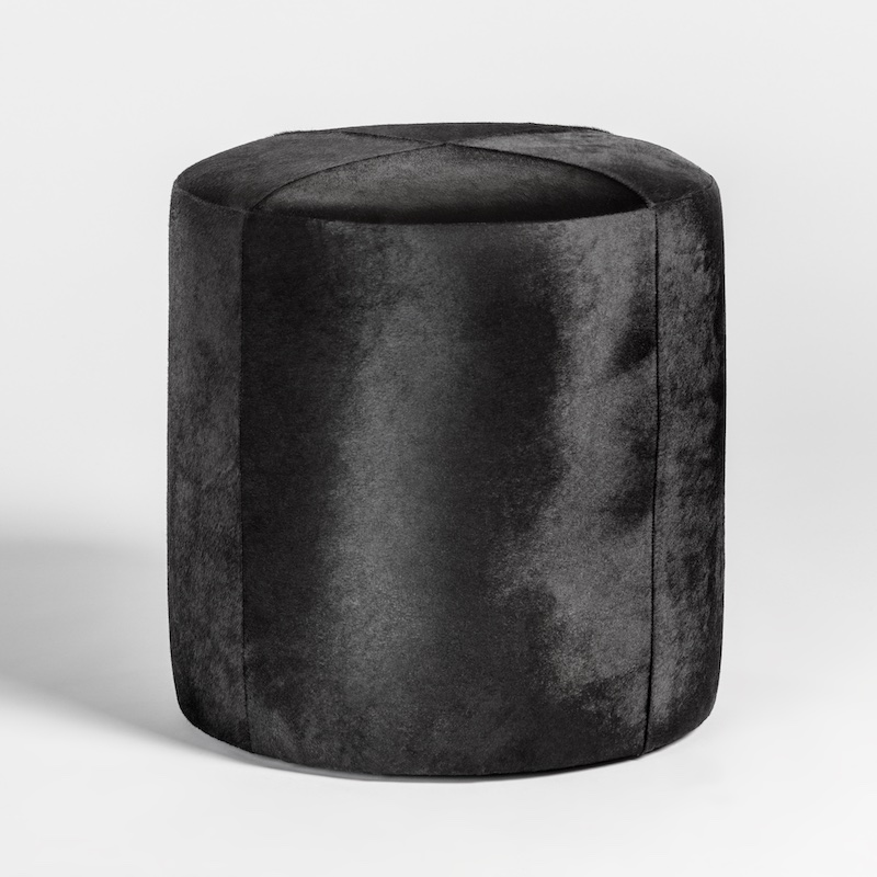 St Francis Small Leather Ottoman